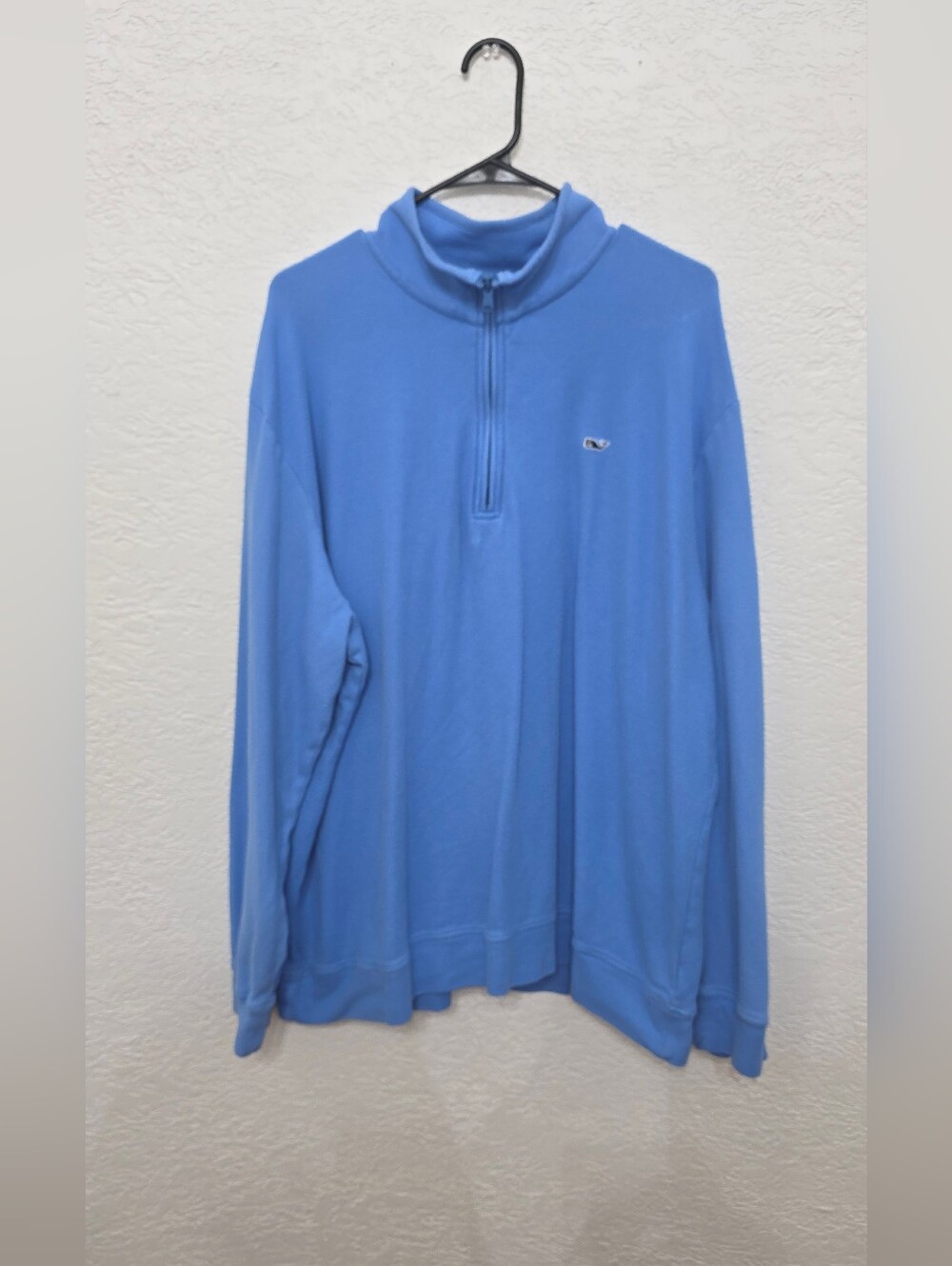Vineyard Vines Men's Sky Blue Half Zip Pullover XXL